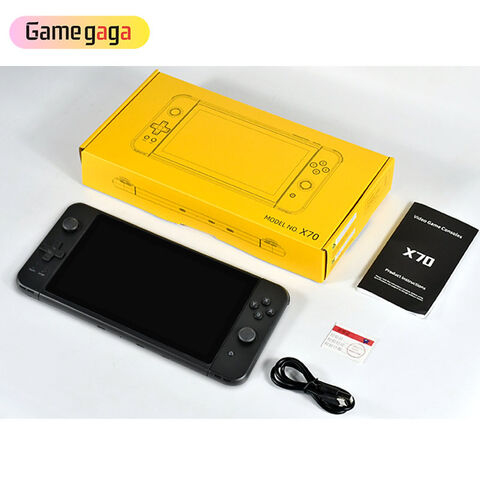 X70 7.0 Inch HD Screen Retro Handheld Game Console Video Games Consoles HD TV Out Gaming Player