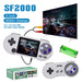 SF2000 Handheld Game Player 3 inch Screen Mini Portable Gaming Console Built-in 6000 Retro Games Support AV Output