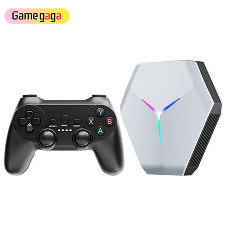 A X10 Game Box Classic Gaming Console System 2+16GB Video Game Console 64/128GB 30000+ Games 4k Support TV Box With LED Light