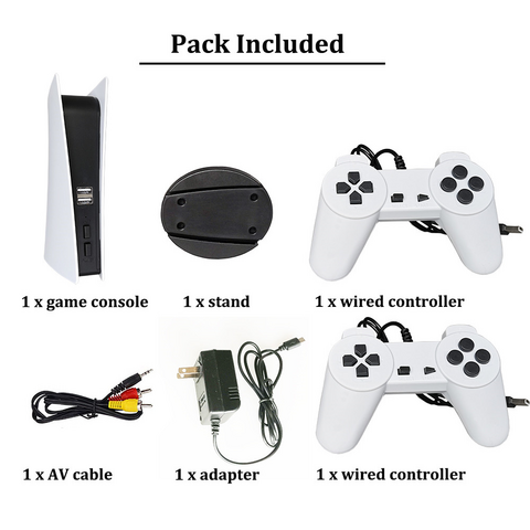 GS5 8 Bit Mini Game Station 5 TV consola For PS5 Design with 200 Classic Games AV Output Retro video Game Console For NES